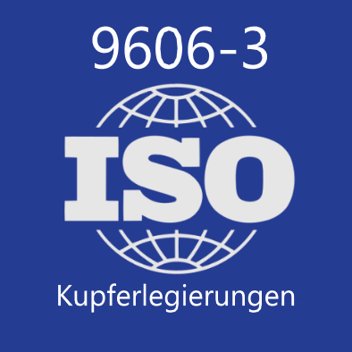 Logo für Schweißerprüfung nach ISO 9606-3 für Kupfer und Kupferlegierungen