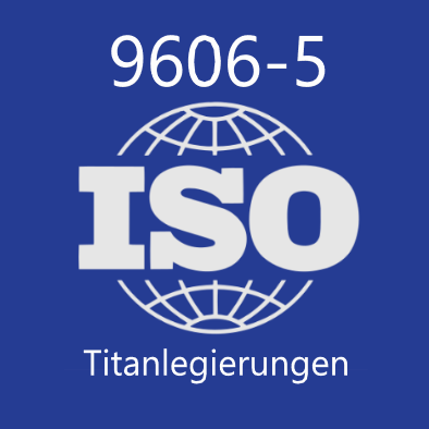 Logo für Schweißerprüfung nach ISO 9606-5 für Titan und Titanlegierungen